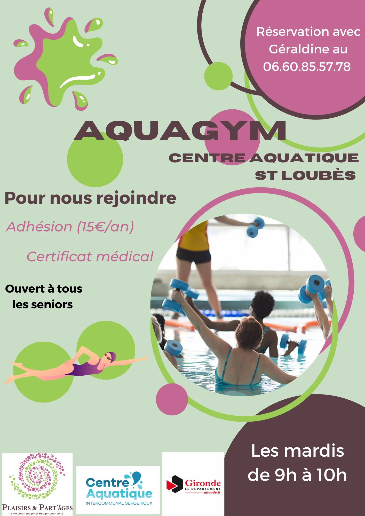 Lire la suite à propos de l’article Aquagym