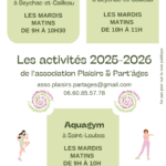 Nos activités de l&rsquo;année 2025-2026