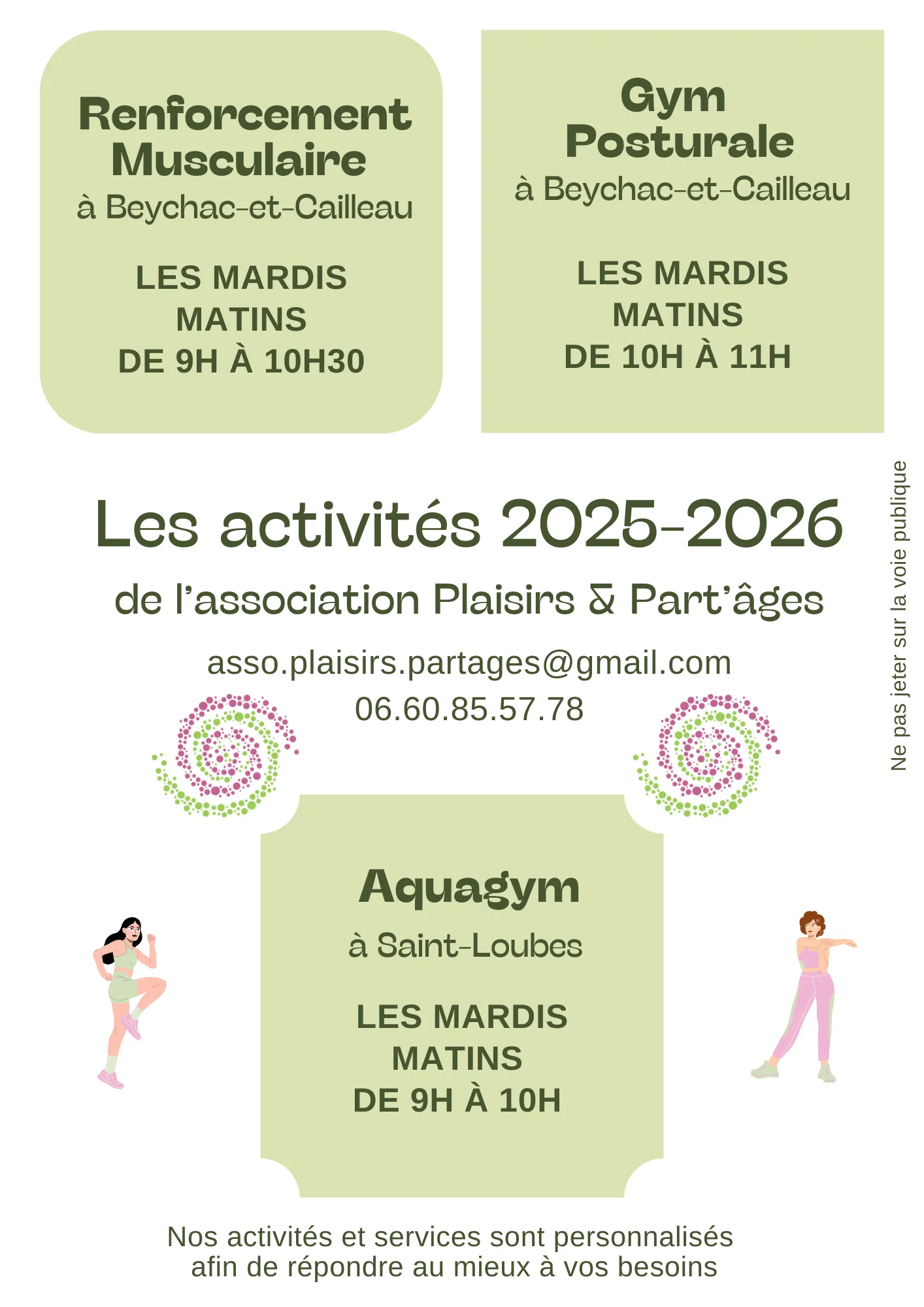Lire la suite à propos de l’article Nos activités de l&rsquo;année 2025-2026